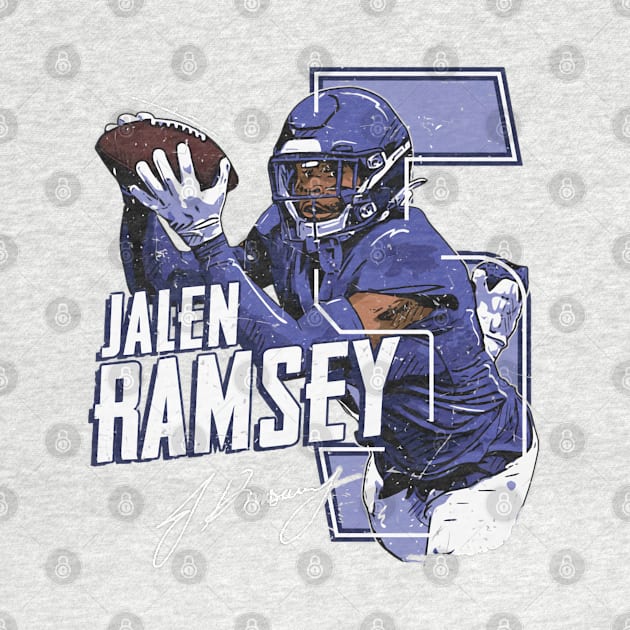 Jalen Ramsey Los Angeles R Number by Buya_Hamkac